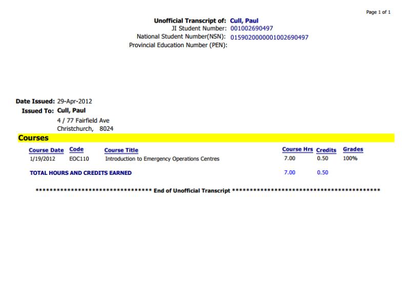 Introduction to Emergency Operations Centres Transcript